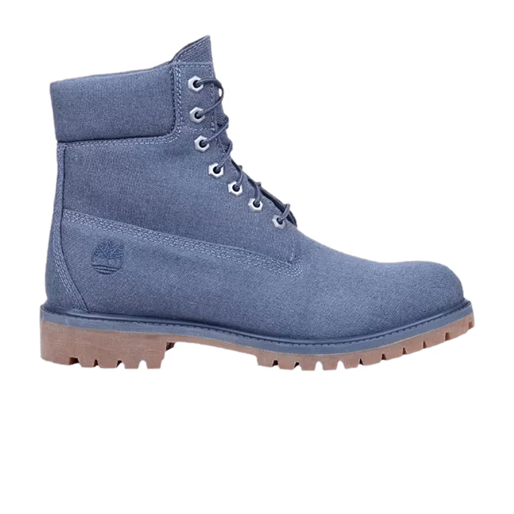 Timberland 6 Inch Premium Canvas Boot Navy