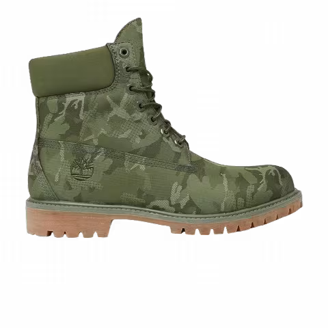 Timberland 6 Inch Premium Fabric Boot 'Green Camo'