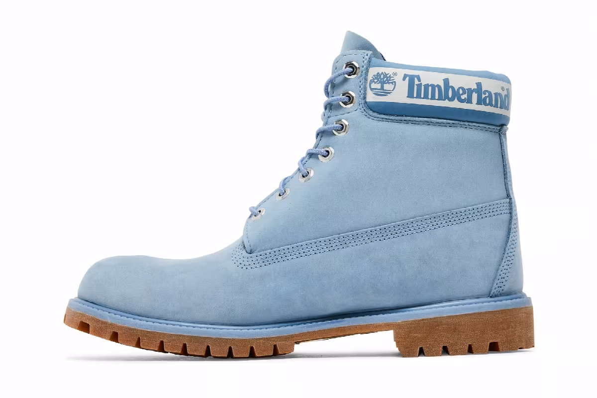 Timberland 6 Inch Premium Boot Light Blue Gum, view 4