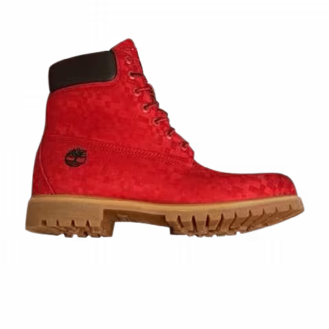 Timberland 6 Inch Premium Boot 'Red Checkerboard'