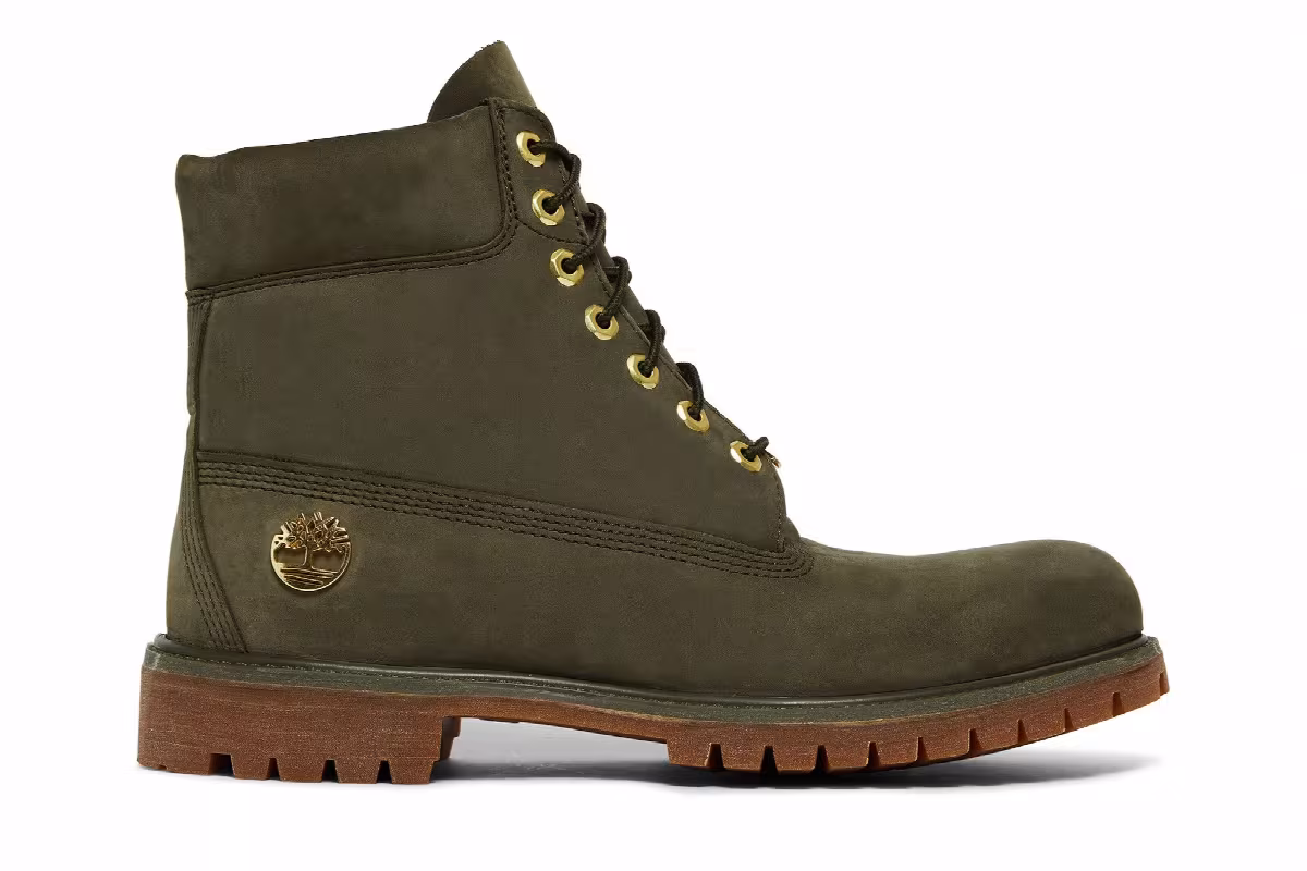 Timberland 6 Inch Premium Boot Dark Green, view 2