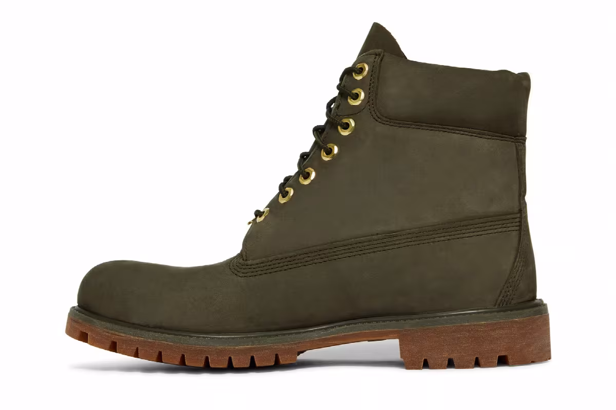 Timberland 6 Inch Premium Boot Dark Green, view 4