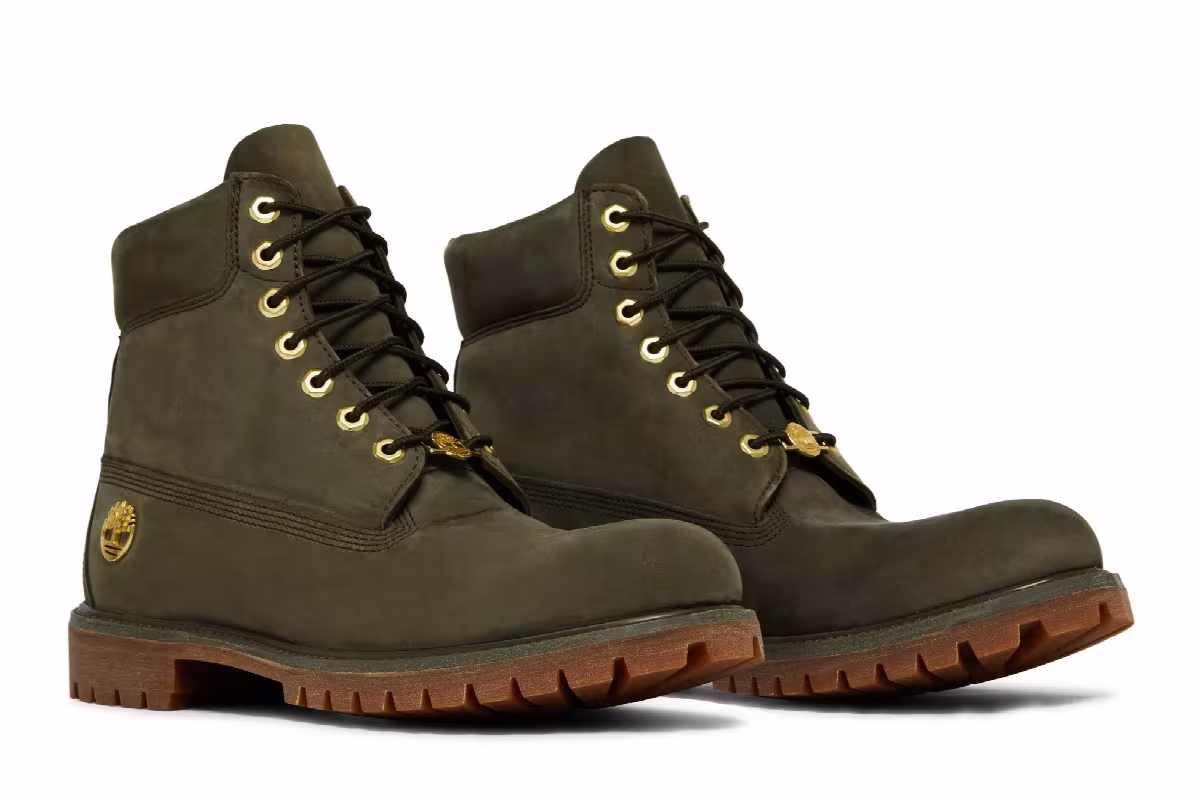 Timberland 6 Inch Premium Boot Dark Green, view 9