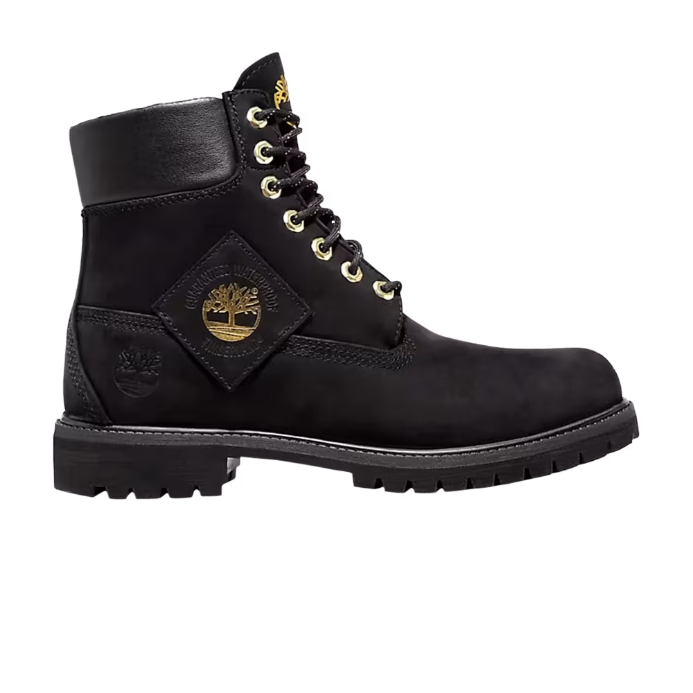 Timberland 6 Inch Premium Shearling Boot Patch Pack - Black