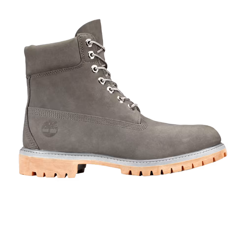 Timberland 6 Inch Dark Grey Nubuck