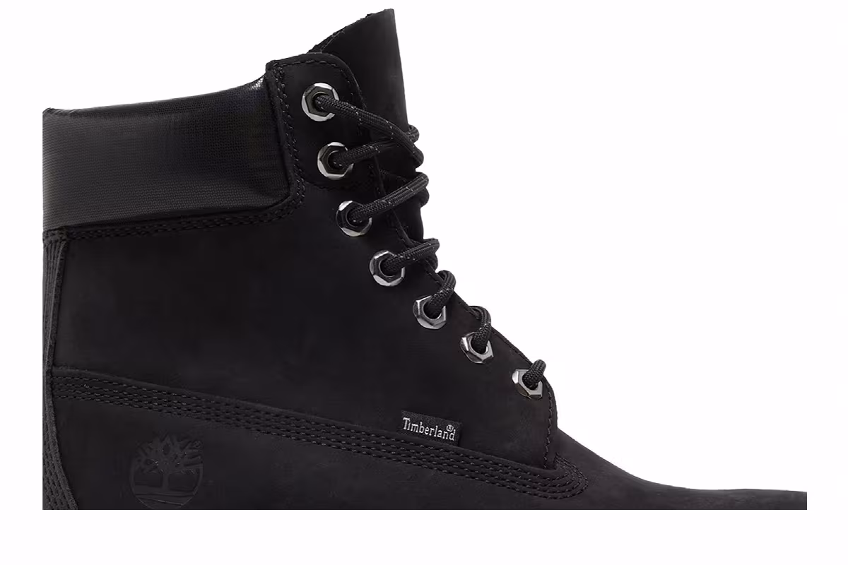 Timberland 6 Inch Premium Boot Black Nubuck, view 3