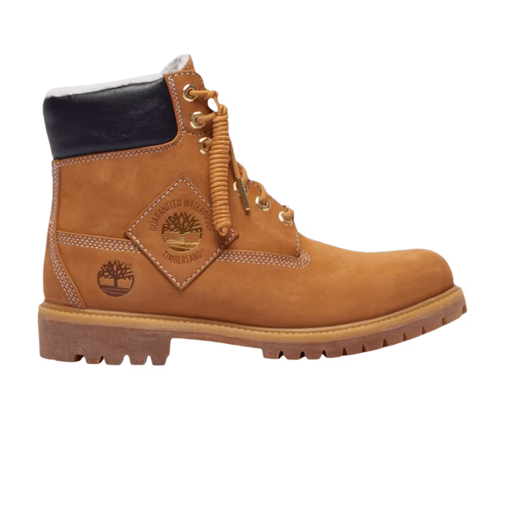 Timberland 6 Inch Premium Shearling Wheat