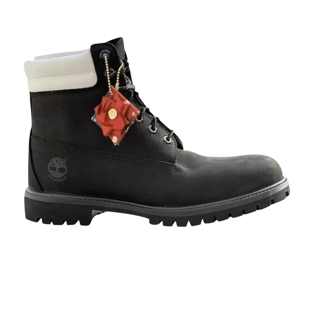 Timberland 6 Inch Premium Double Collar Black