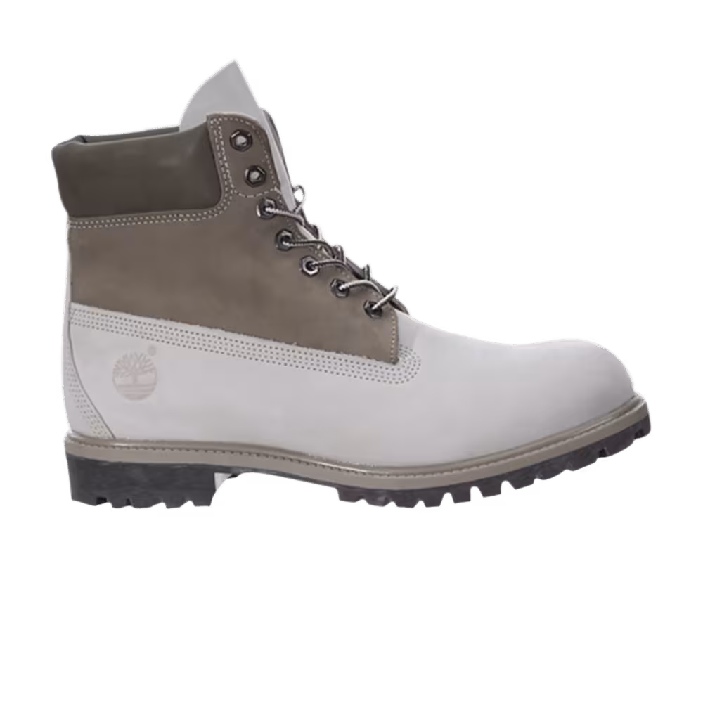 Timberland 6 Inch Premium Boots Light Grey Green