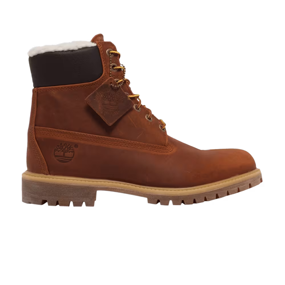 Timberland 6 Inch Premium Heritage Boot Shearling Lined - Rust