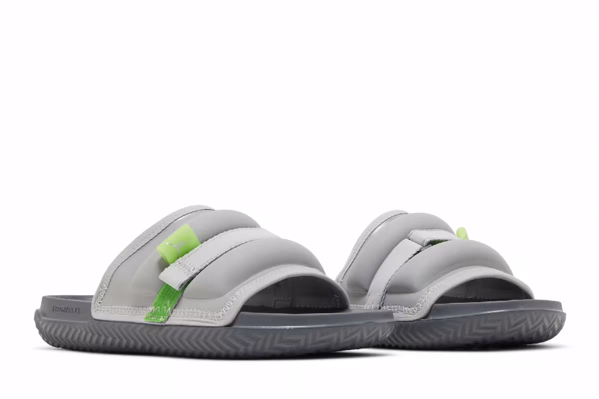 Nike Jordan Super Play Slide Silver Green Bean, view 9
