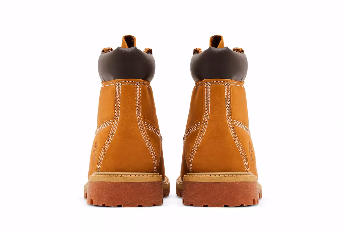 Timberland 6 Inch Waterproof Premium Boot Junior Wheat, view 7
