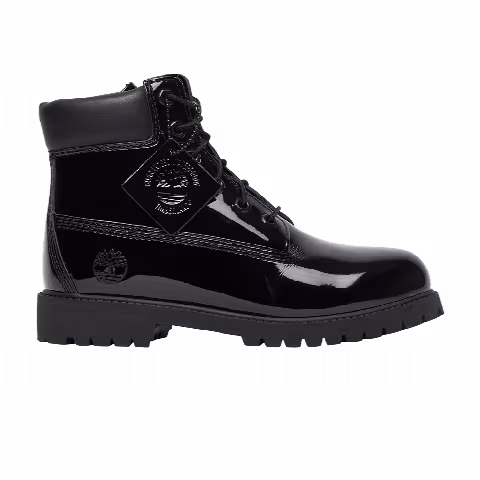 Timberland 6 Inch Premium Waterproof Boot Youth 'Black Patent Leather'