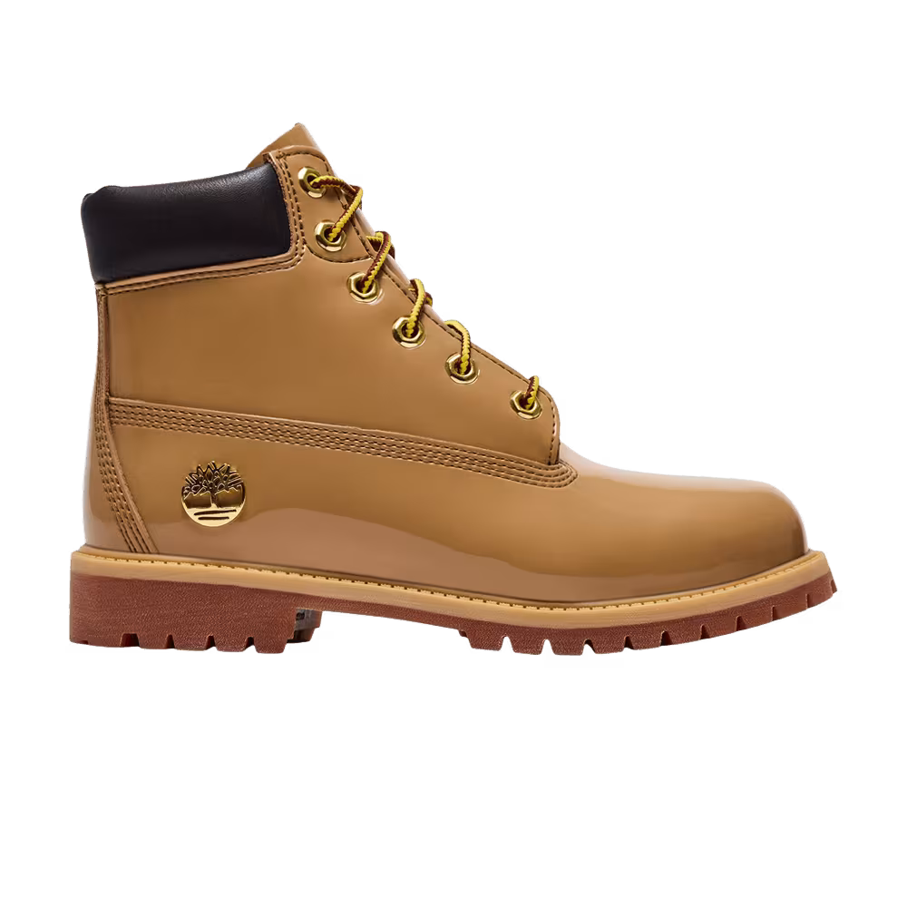 Timberland 6 Inch Premium Waterproof Boot Patent Big Kid Wheat