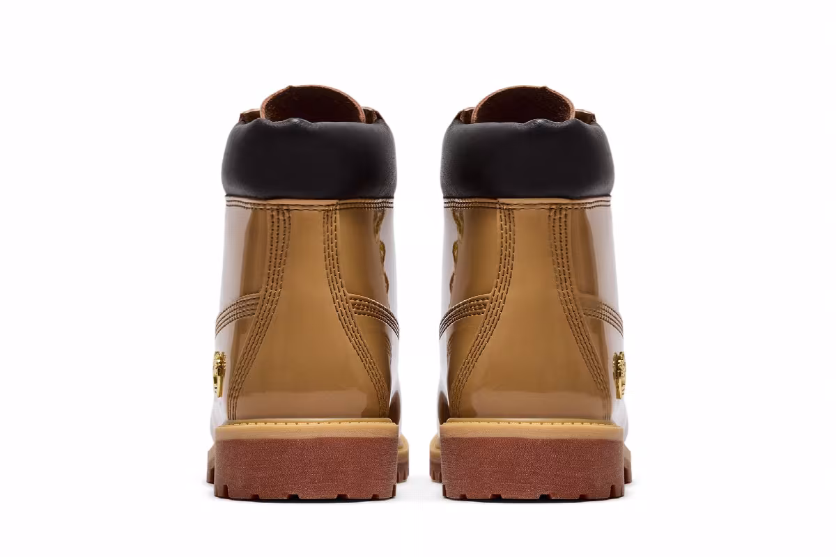 Timberland 6 Inch Premium Waterproof Boot Patent Big Kid Wheat, view 7