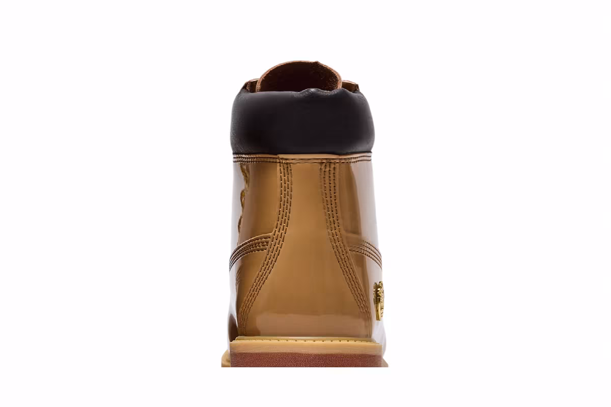 Timberland 6 Inch Premium Waterproof Boot Patent Big Kid Wheat, view 8