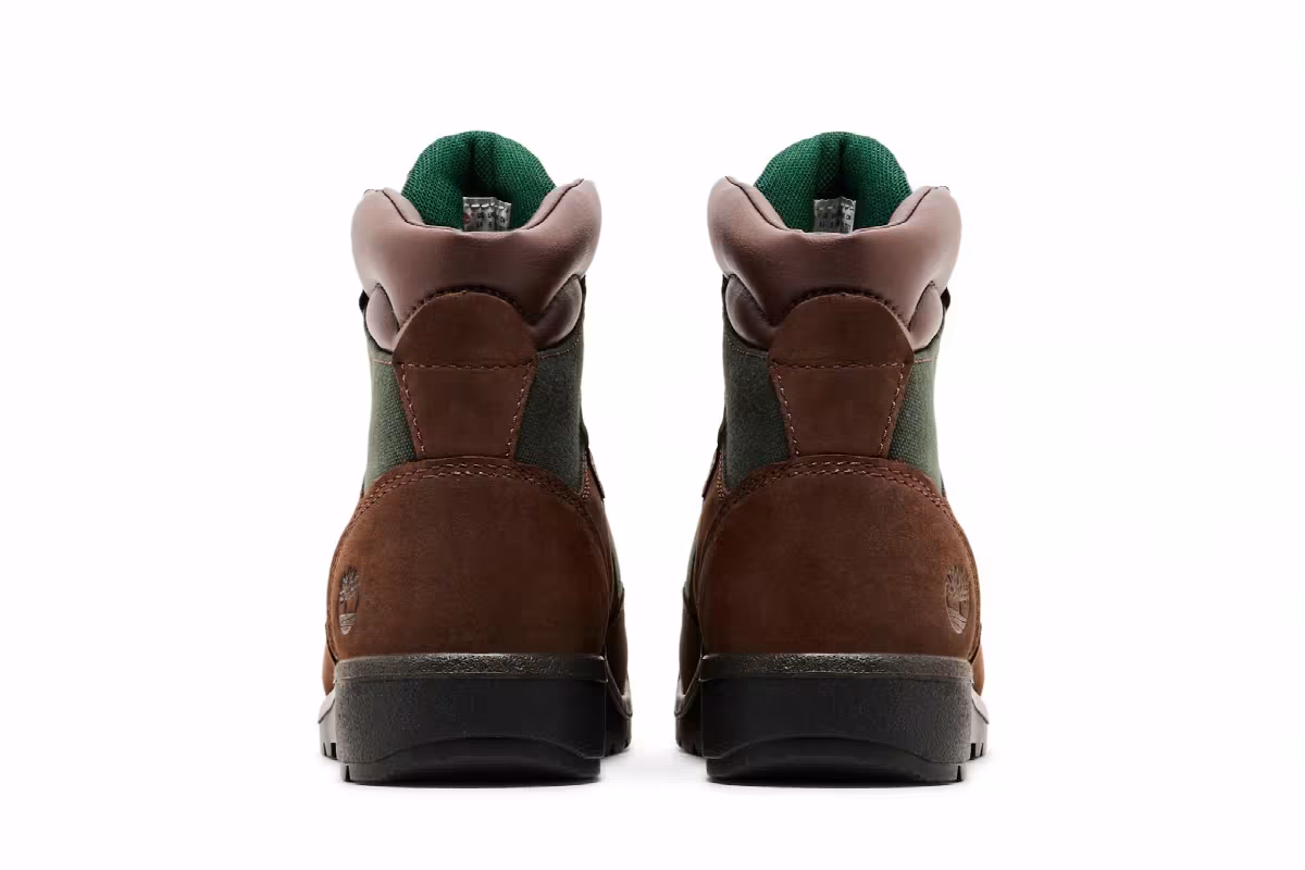 Timberland 6 Inch Field Boot Junior Brown Green, view 7