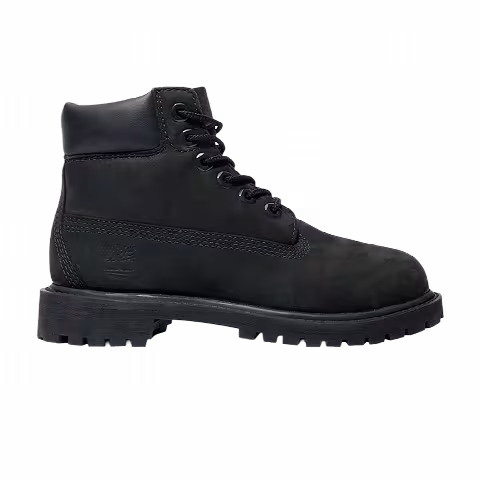 Timberland 6 Inch Premium Waterproof Boot Youth 'Black Nubuck'