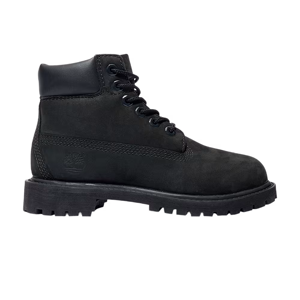 Timberland 6 Inch Premium Waterproof Boot Youth Black Nubuck