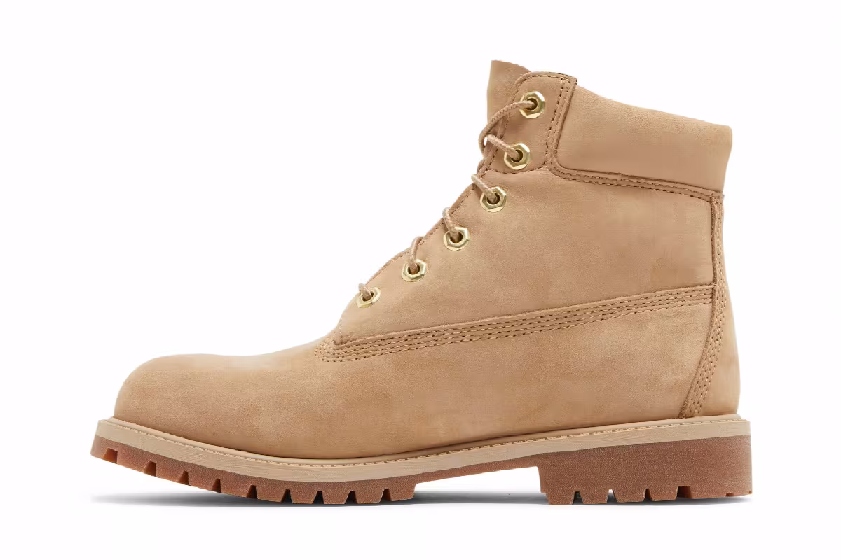 Timberland 6 Inch Premium Boot Junior Light Beige, view 4