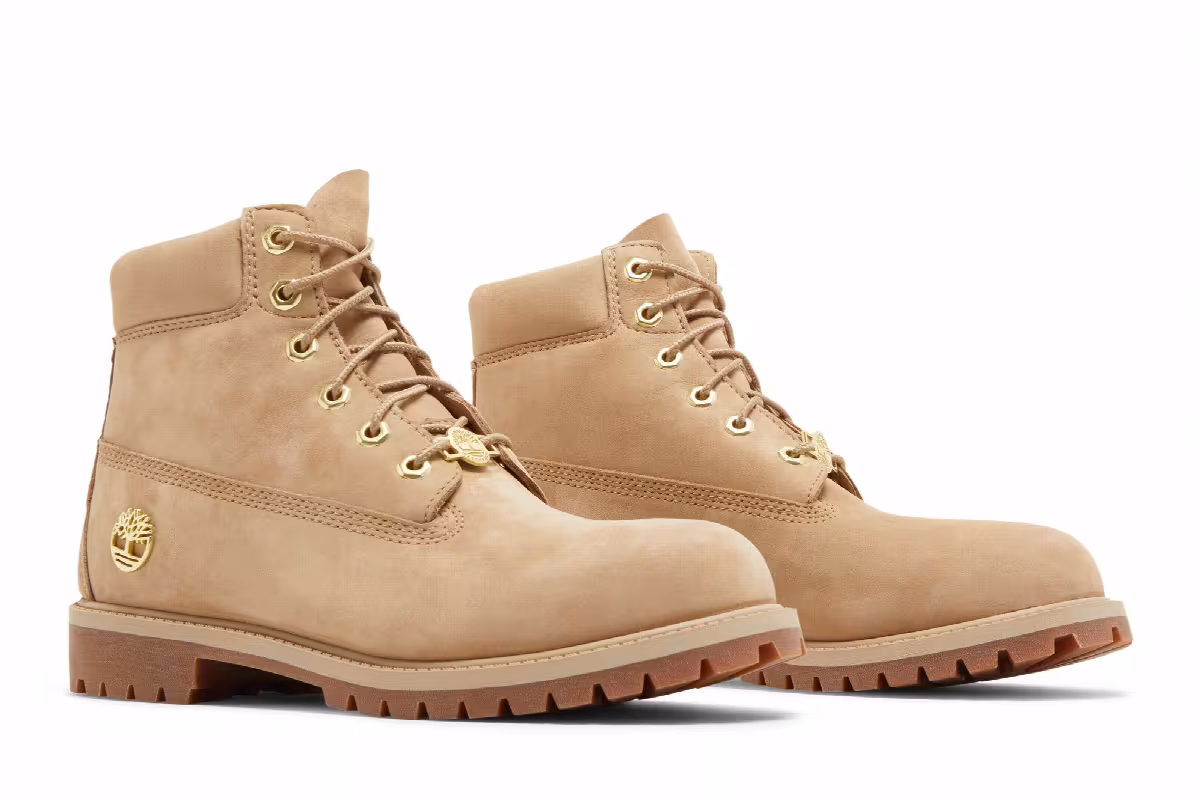 Timberland 6 Inch Premium Boot Junior Light Beige, view 9