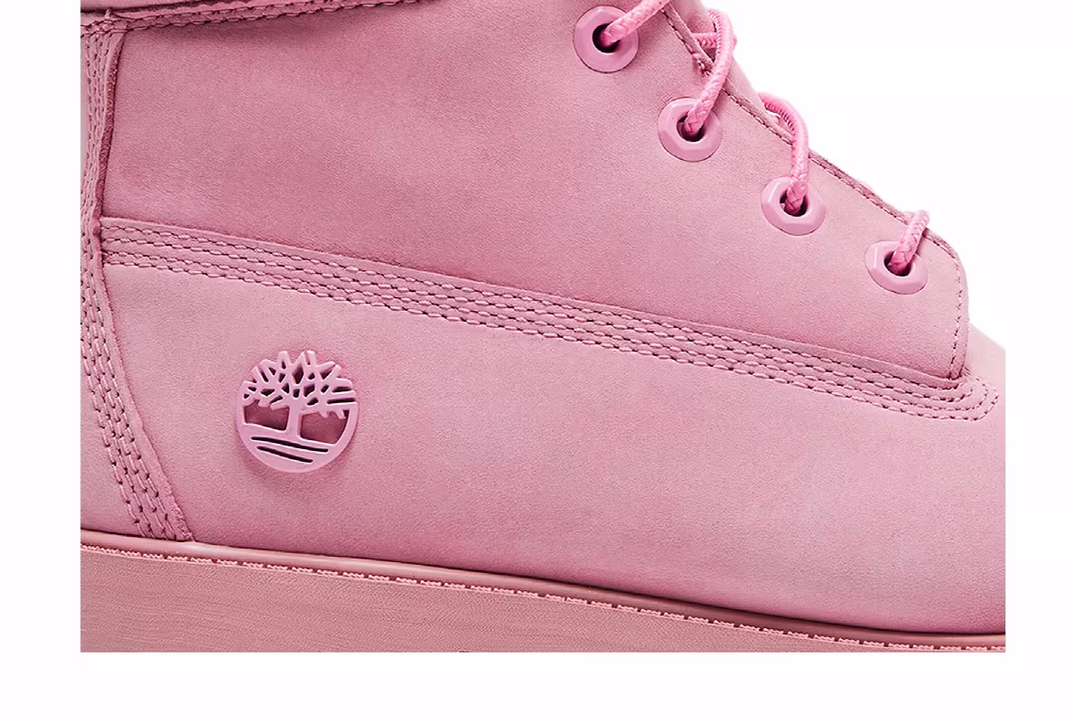 Timberland 6 Inch Premium Junior Light Pink, view 3