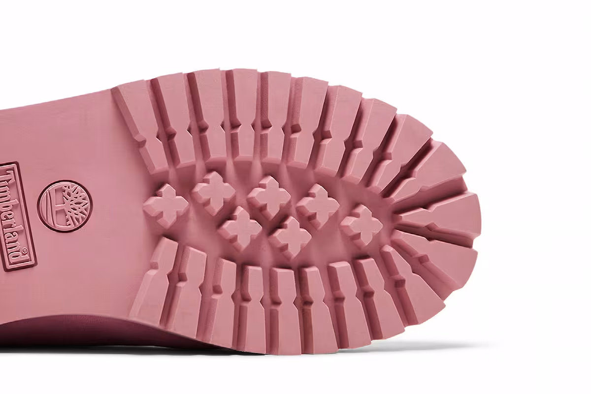 Timberland 6 Inch Premium Junior Light Pink, view 6
