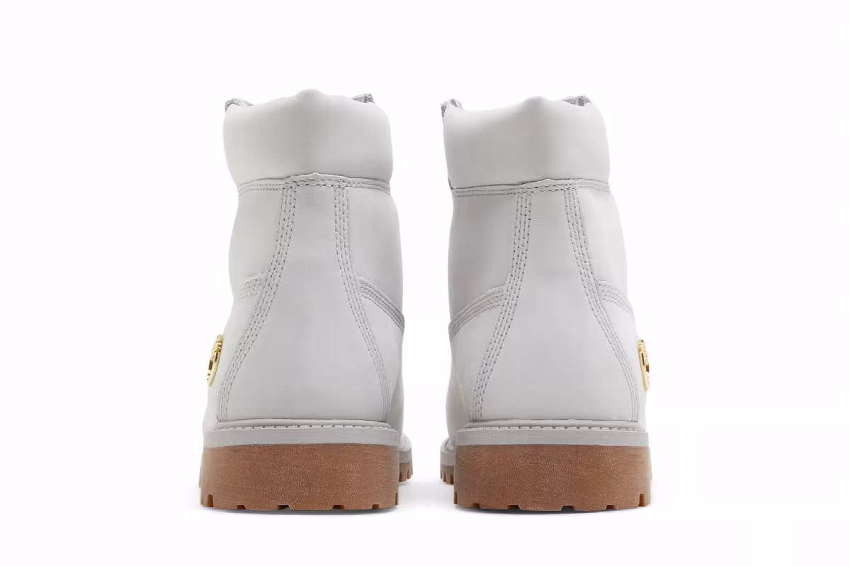Timberland 6 Inch Premium Boot Junior Light Grey Gum, view 7