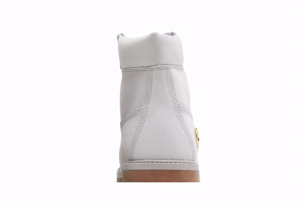 Timberland 6 Inch Premium Boot Junior Light Grey Gum, view 8