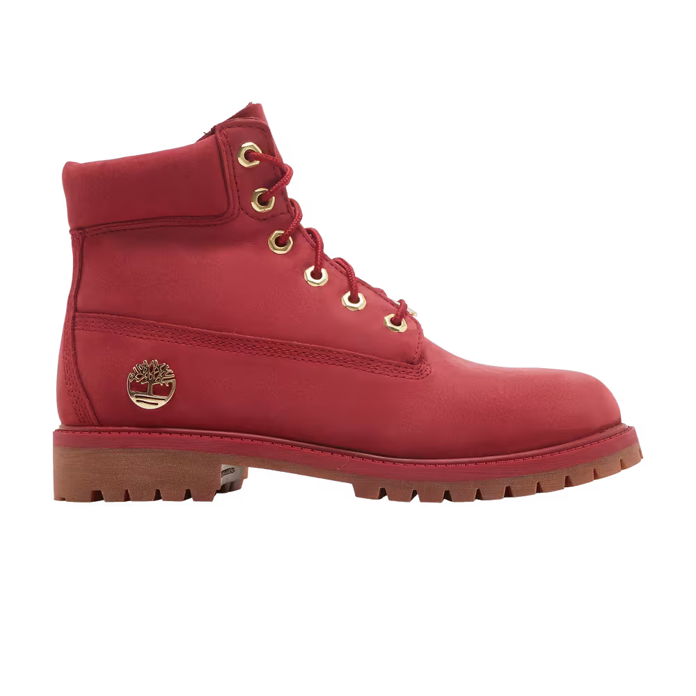Timberland 6 Inch Premium Boot Junior Dark Red
