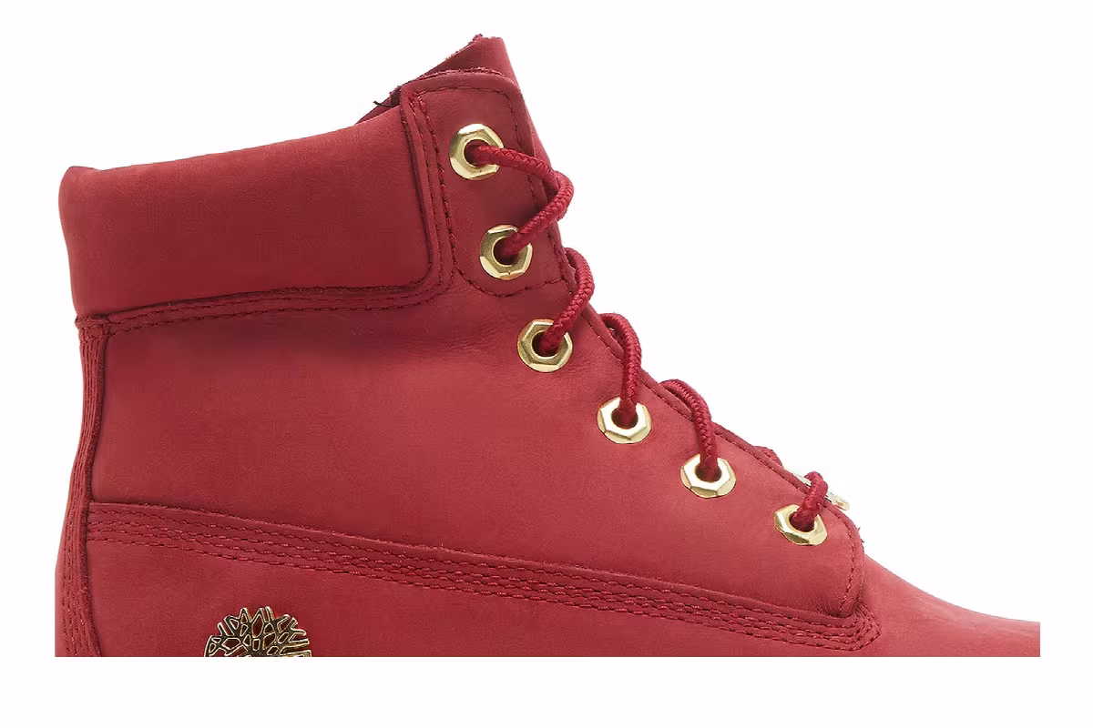 Timberland 6 Inch Premium Boot Junior Dark Red, view 3