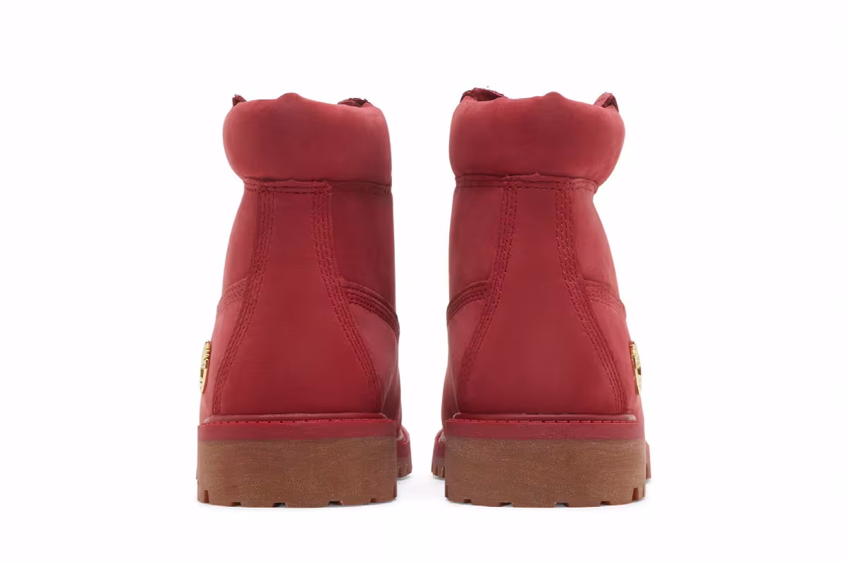 Timberland 6 Inch Premium Boot Junior Dark Red, view 7
