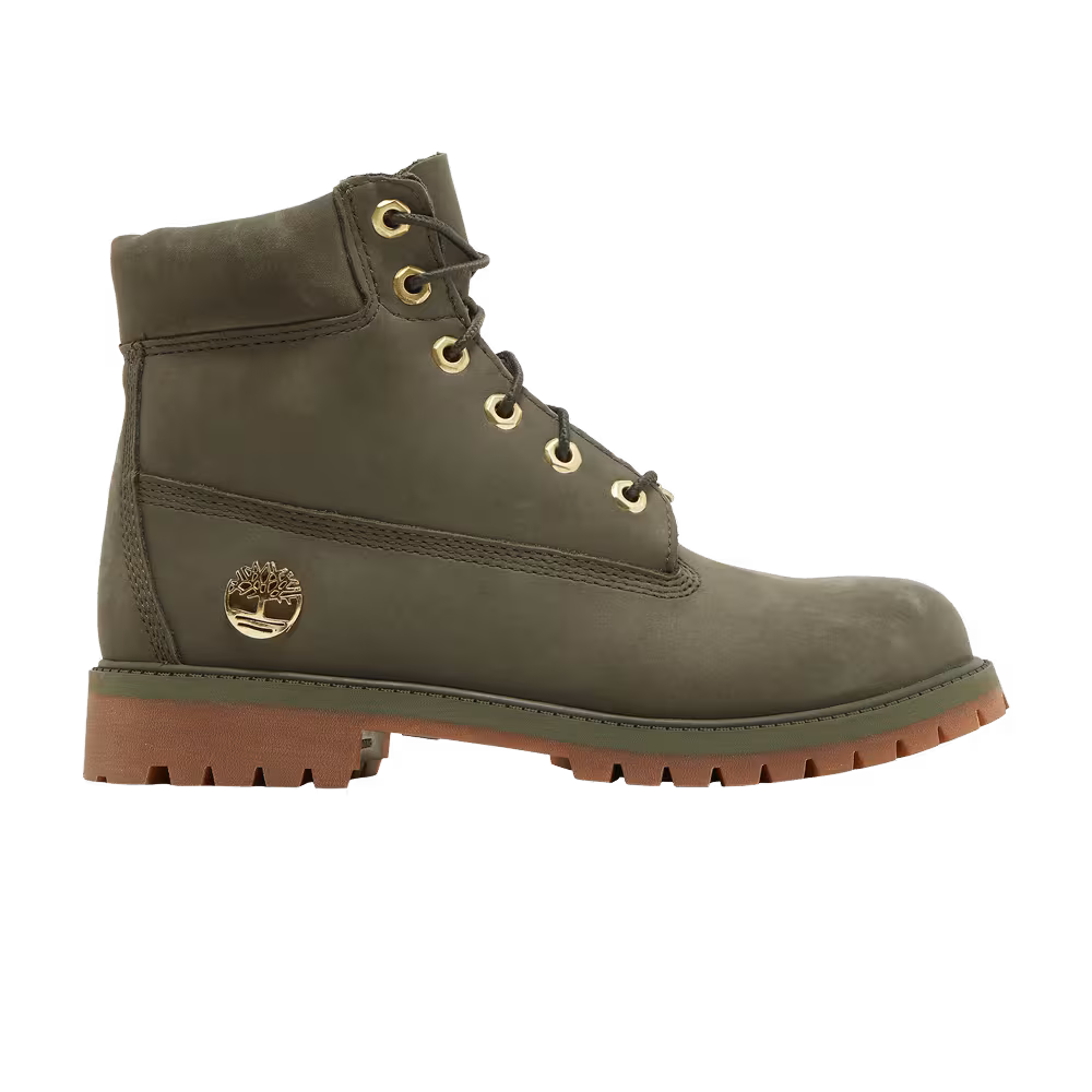Timberland 6 Inch Premium Junior Dark Green