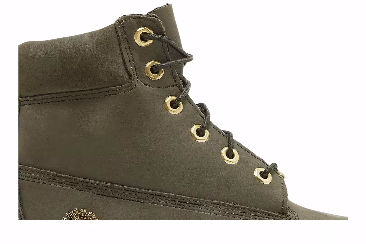 Timberland 6 Inch Premium Junior Dark Green, view 3