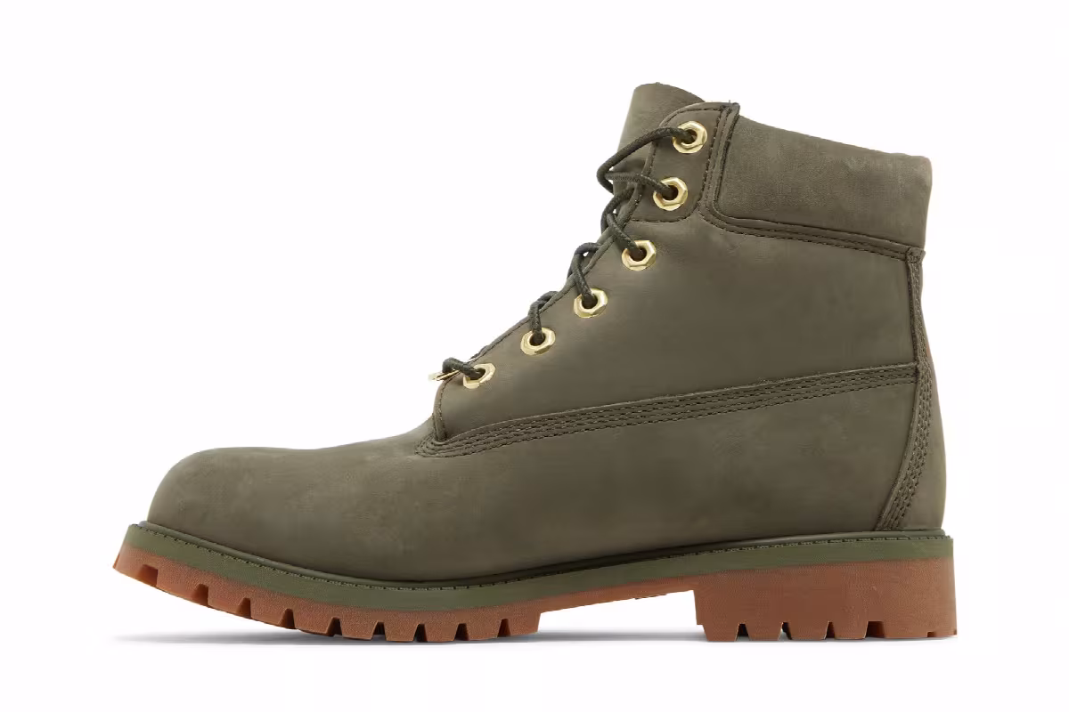 Timberland 6 Inch Premium Junior Dark Green, view 4
