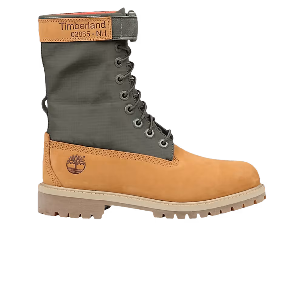 Timberland 6 Inch Premium Gaiter Boot Junior Wheat Green
