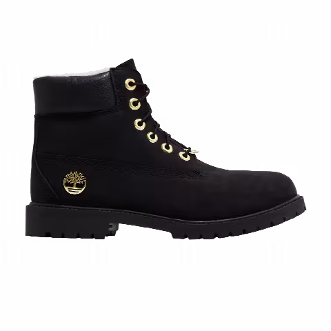 Timberland 6 Inch Premium Shearling Waterproof Boot Junior 'Black Gold'