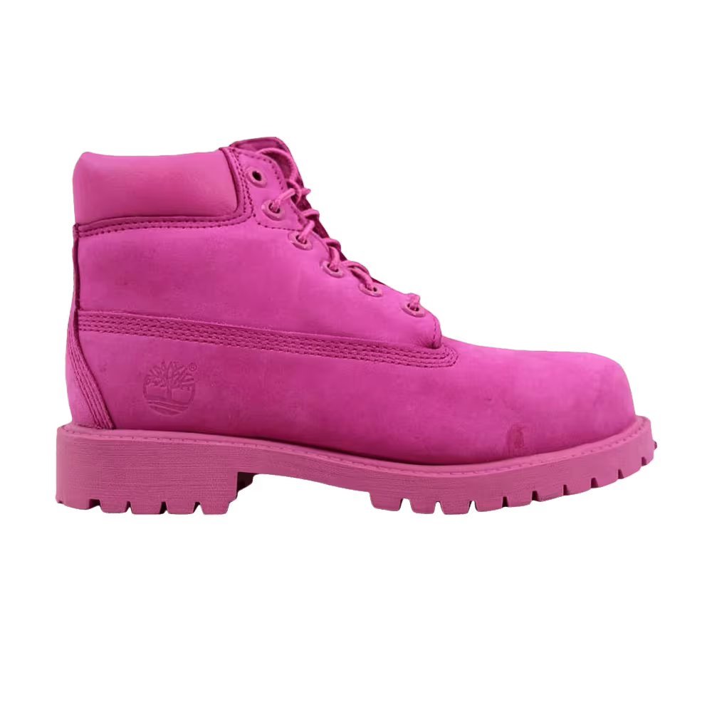 Timberland 6 Inch Premium Junior Pink Rose