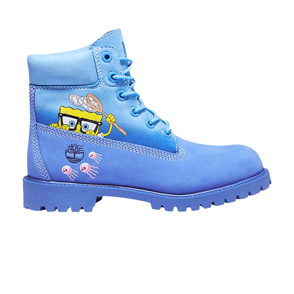 SpongeBob SquarePants x Timberland 6 Inch Premium Junior Bright Blue