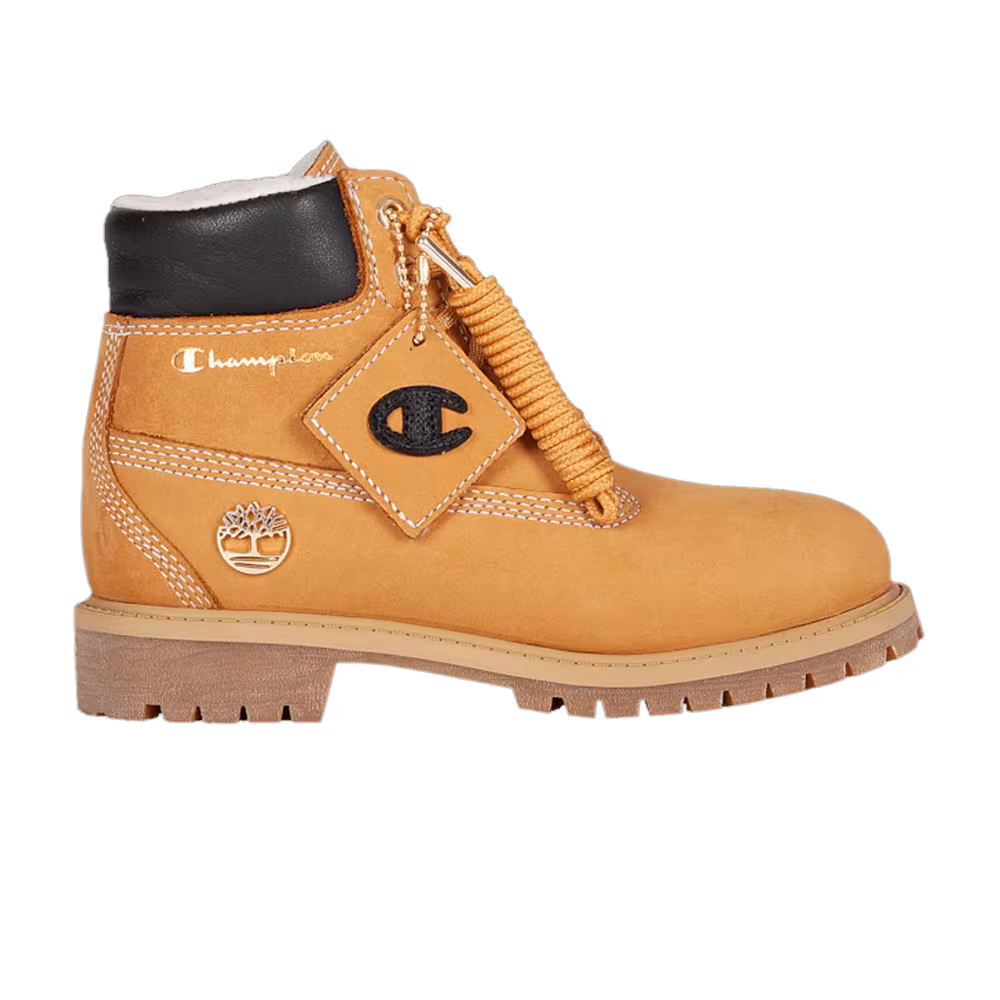 Champion x Timberland 6 Inch Premium Junior Wheat