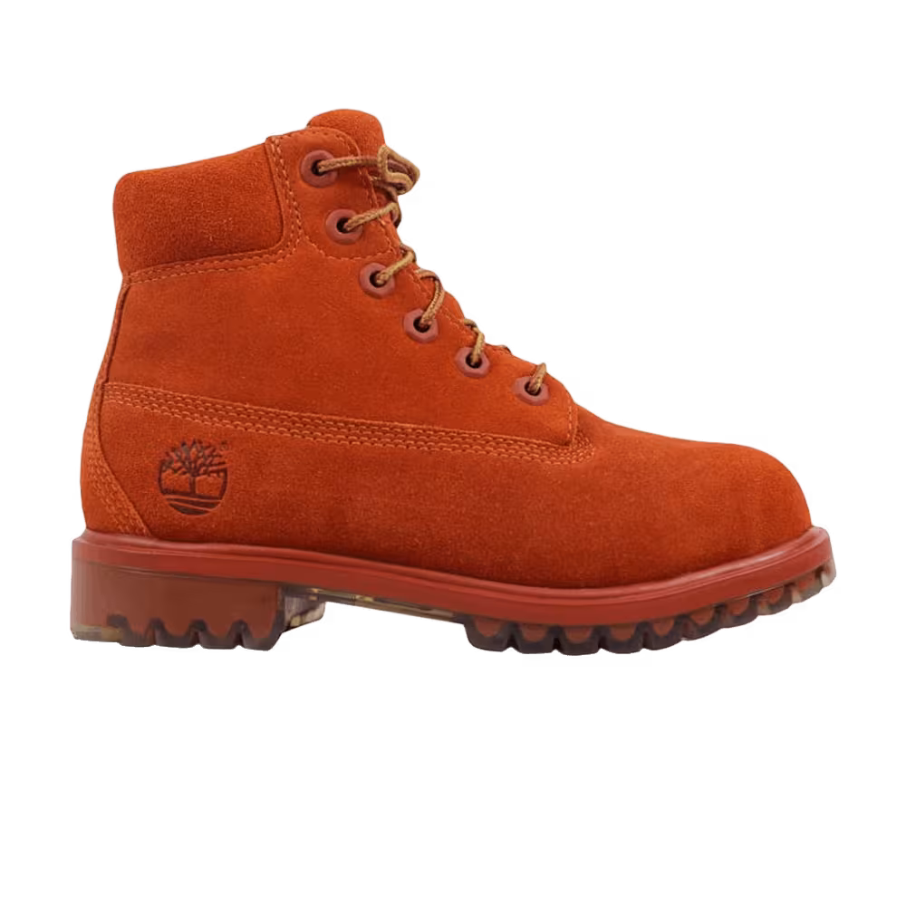 Timberland 6 Inch Premium Suede Junior Dark Rust