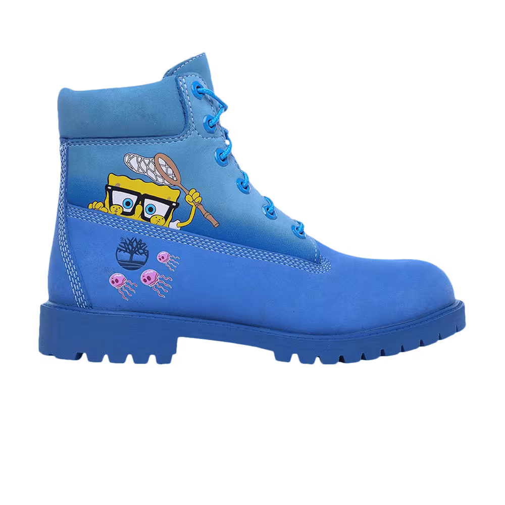 SpongeBob SquarePants x Timberland 6 Inch Premium Waterproof Boot Junior Jellyfish