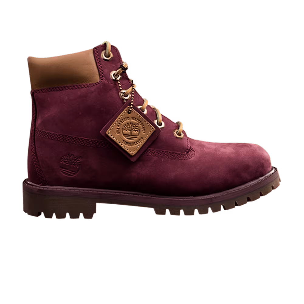 Timberland 6 Inch Premium Waterproof Boot Kids Chocolate Truffle