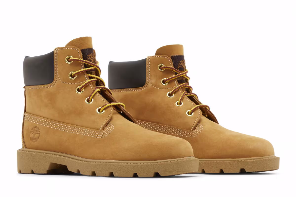 Timberland 6 Inch Classic Boot Junior Wheat, view 9