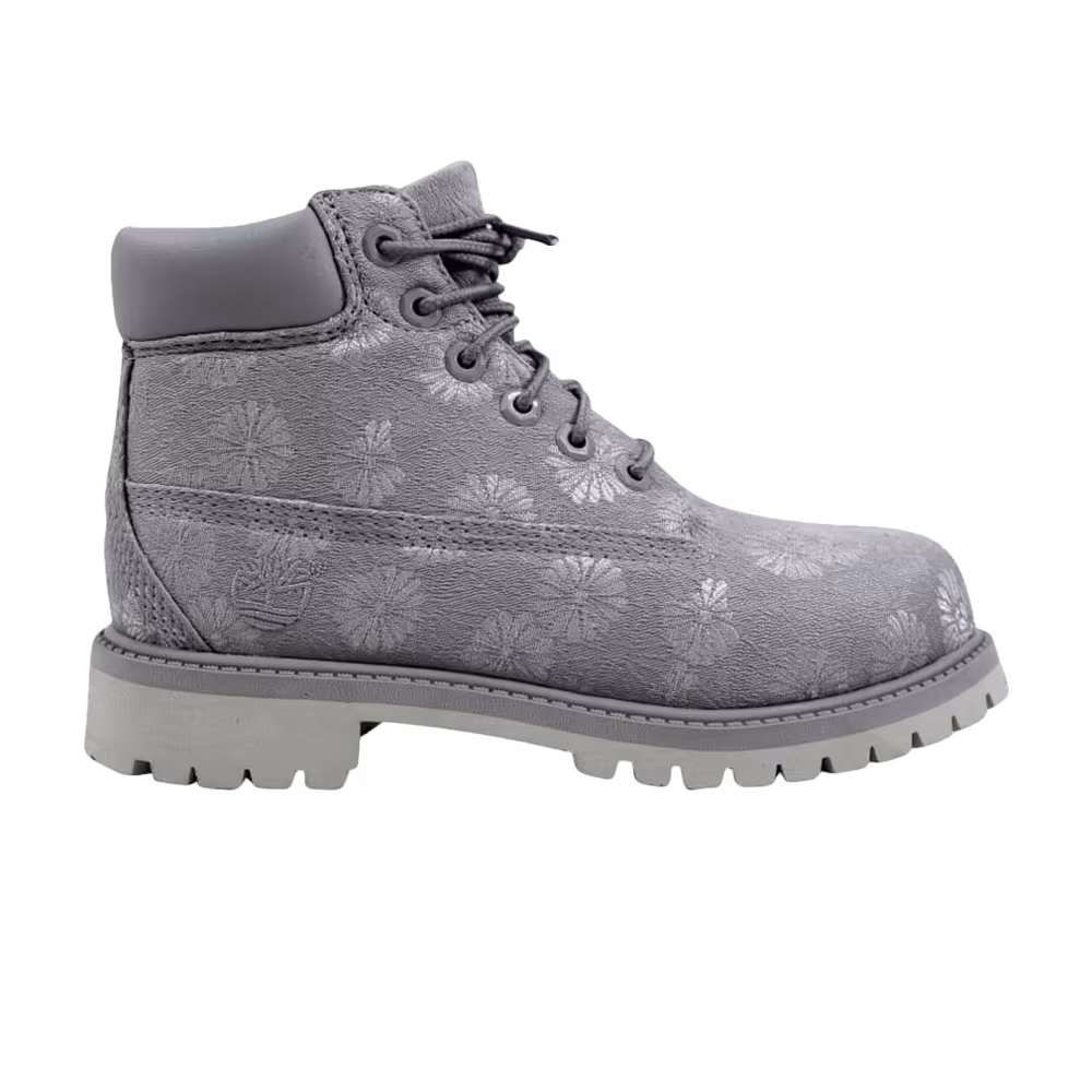 Timberland 6 Inch Classic Junior Grey Floral