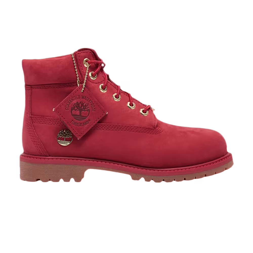 Timberland 6 Inch Premium Boot Youth Dark Red