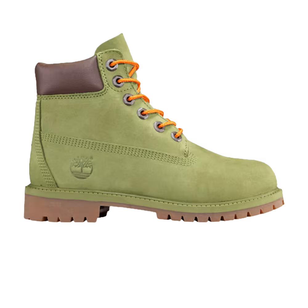 Timberland 6 Inch Premium Junior Medium Green