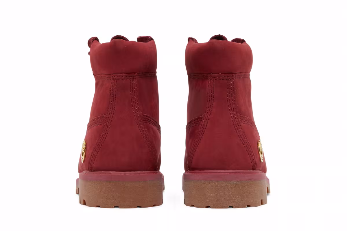 Timberland 6 Inch Premium Junior Burgundy, view 7
