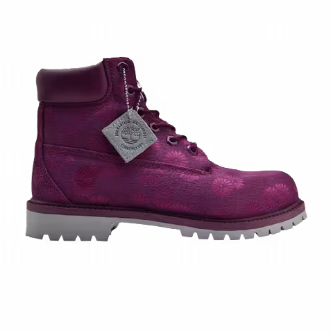 Timberland 6 Inch Premium Boot Junior 'Magenta Blue Floral'