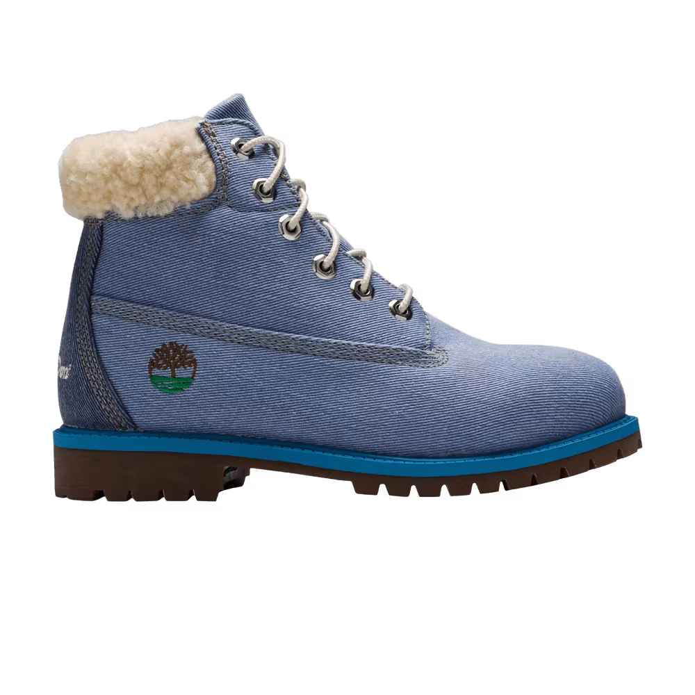 Just Don x Timberland 6 Inch Fabric Boot Junior Blue